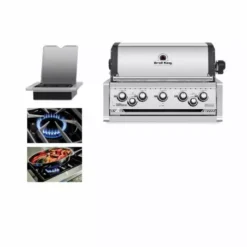 Barbecue Gas Encastrable (Built-In) Imperial S 590 Avec Réchaud BROIL KING -Weber Promos Boutique barbecue built in imperial 590s 2