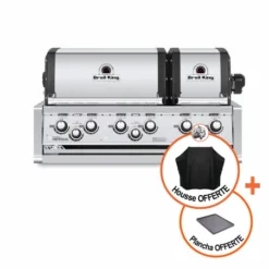 Barbvecue Gaz Encastrable (Built-In) Imperial S 690 Avec Réchaud BROIL KING -Weber Promos Boutique barbecue built in imperial xls broilking 5
