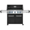 Napoleon Barbecue Gaz Prestige 665 NOIR 5 Brûleurs + Sizzle Lateral + Brûleur Arriére