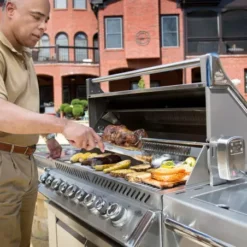 Napoleon Barbecue Gaz Prestige Pro 665 5 Brûleurs + Sizzle Lateral + Brûleur Arriere + Fumoir + Rôtissoire -Weber Promos Boutique barbecue gaz prestige pro 665 5 bruleurs sizzle lateral bruleur arriere fumoir 3