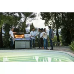 Barbecue Gaz Prestige Pro 825 4 Brûleurs + Sizzle Lateral + 2 Sizzle Interieurs+ Brûleur Arriere + Fumoir - NAPOLEON -Weber Promos Boutique barbecue gaz pro 825 4 bruleurs sizzle lateral 2 sizzle interieurs bruleur arriere fumoir 2