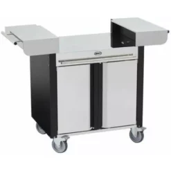 Chariot Combo Inox Et Acier Noir 60