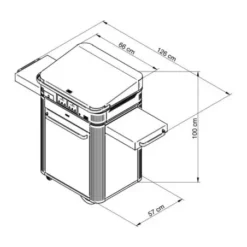 Pack Combo Plancha Electrique 65 Noir & Inox Avec Capot Noir - ENO -Weber Promos Boutique combo plancha electrique enosign 65 acier noir inox 2