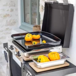 Combo Plancha Gaz Initial 50 + Chariot Acier Noir - ENO 7 Combo Plancha Gaz Initial 50 + Chariot Acier Noir - ENO -Weber Promos Boutique combo plancha gaz initial 50 chariot acier noir eno 2