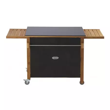 Desserte Pour Plancha Robinier Hpl Noir EMILE - ENO 1 Desserte Pour Plancha Robinier Hpl Noir EMILE - ENO