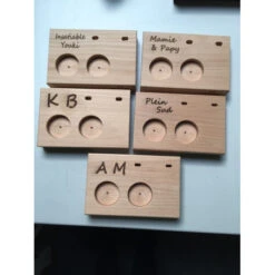 Gravure Sur Socle Bois (5 Mots Maximum)