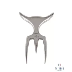 Fourchette TRIDENS Poli-Miroir Avec Socle Bois -Weber Promos Boutique lot fourchette tridens poli miroir avec socle bois 4