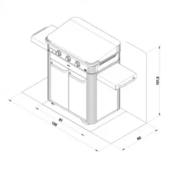 Combo Plancha Enosign Gaz 80 Inox 2023 Avec Capot Inox - ENO 12 Combo Plancha Enosign Gaz 80 Inox 2023 Avec Capot Inox - ENO -Weber Promos Boutique pack combo plancha enosign gaz 80 inox 5